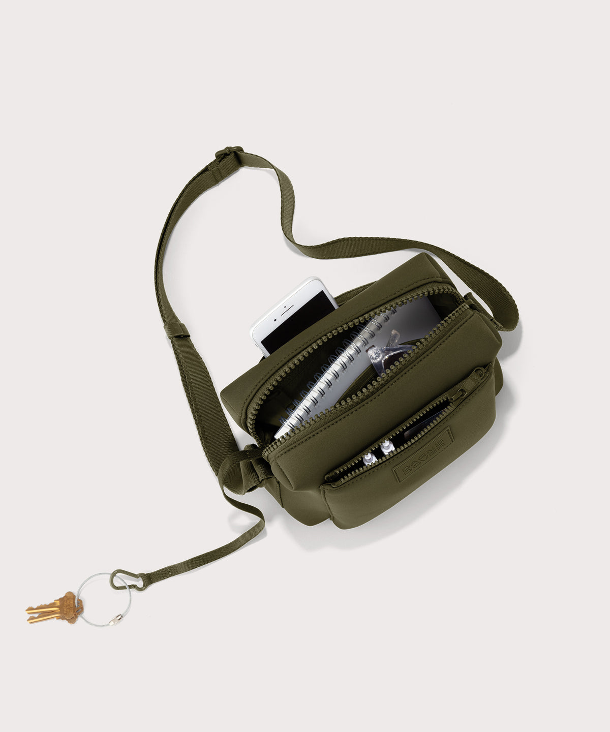 Micah Crossbody in Dark Moss - Image 2