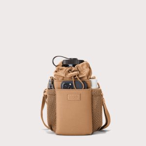 Sloan Water Bottle Sling in Camel