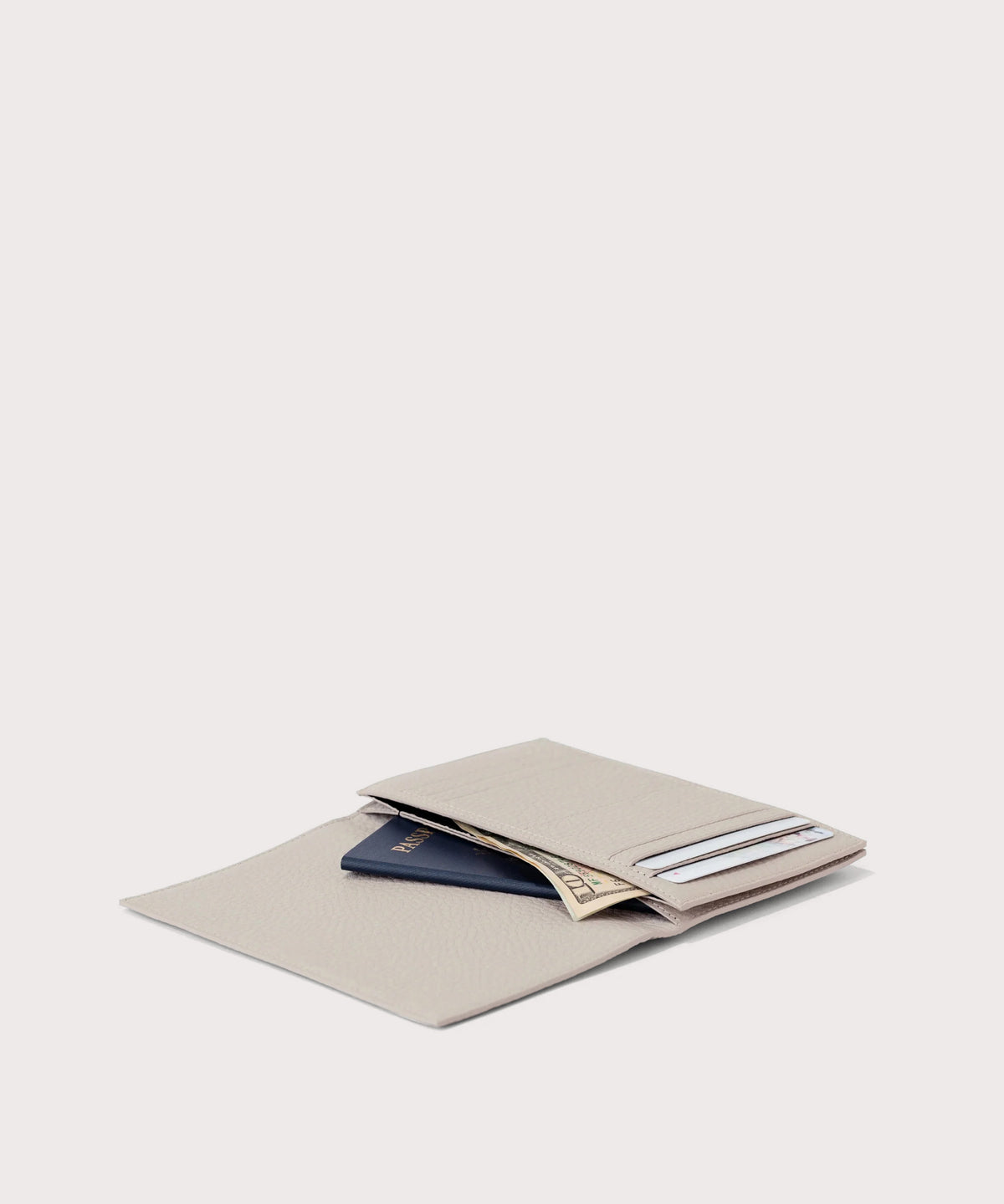 Accordion Travel Wallet in Bone - Image 2