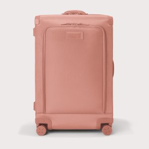 Sydney Checked Luggage in Warm Dust. Larger - 28.5 inch